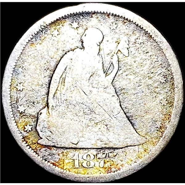 1875-S Seated Liberty Half Dollar NICELY  CIRCULATED