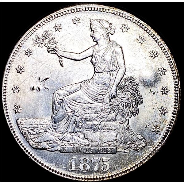 1875-S Silver Trade Dollar UNCIRCULATED