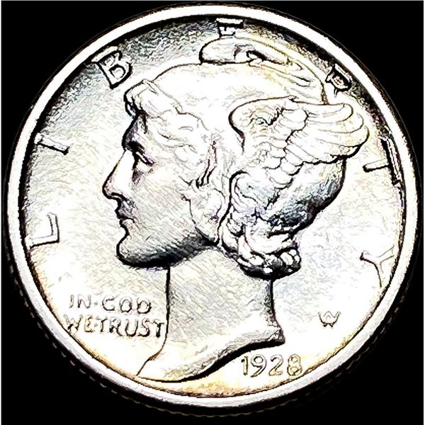 1928-S Silver Mercury Dime CLOSELY  UNCIRCULATED