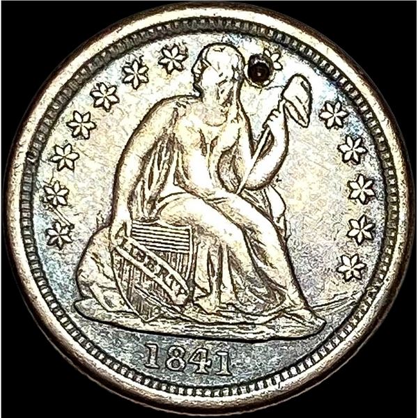 1841-O Seated Liberty Dime ABOUT UNCIRCULATED