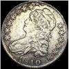 Image 1 : 1810 Capped Bust Silver Half Dollar ABOUT  UNCIRCULATED