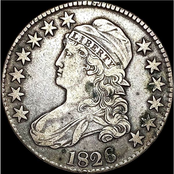 1826 Capped Bust Half Dollar CLOSELY  UNCIRCULATED