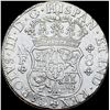 Image 2 : 1766-Mo MF Mexico 8 Reales Silver Coin  UNCIRCULATED