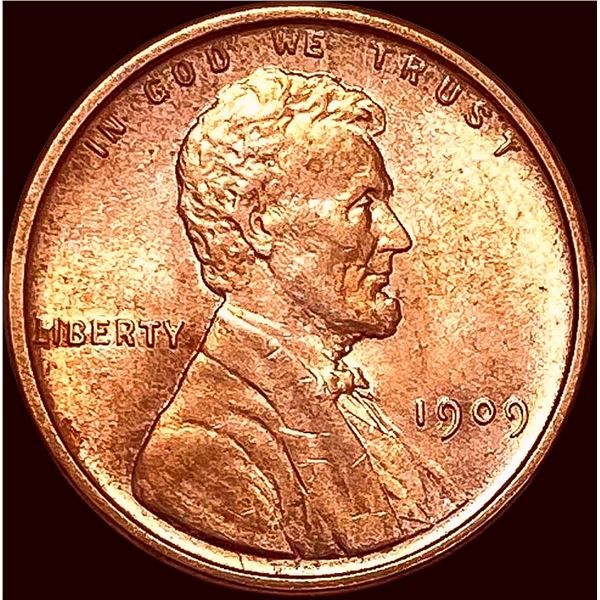 1909 VDB Lincoln Wheat Cent SUPERB GEM BU