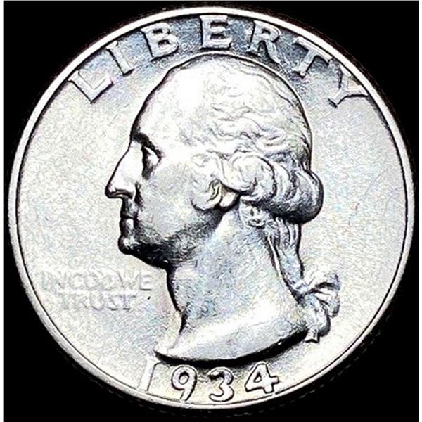 1934 Silver Washington Quarter UNCIRCULATED