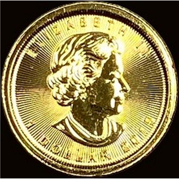 2018 Canada 1/20 oz Gold Maple Leaf $0.50 SUPERB GEM BU