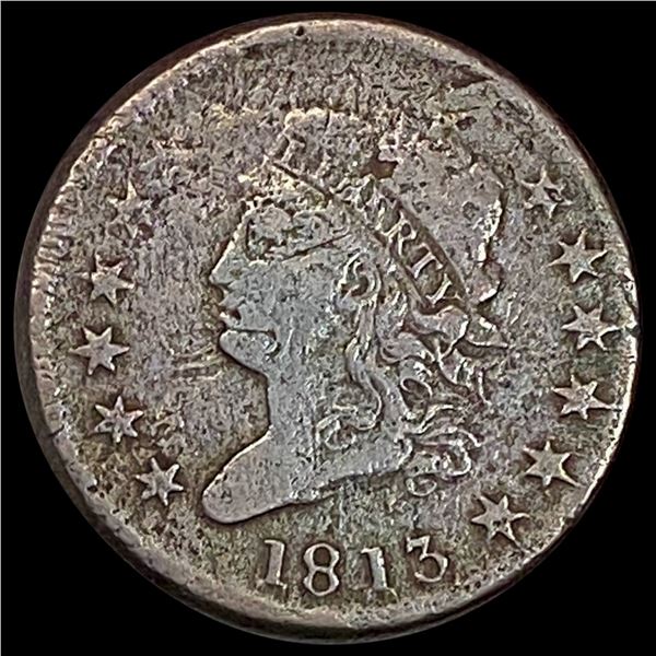 1813 Classic Head Large Cent NICELY CIRCULATED
