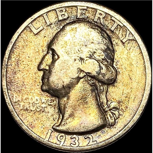 1932-S Silver Washington Quarter NEARLY  UNCIRCULATED