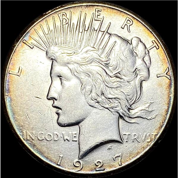 1927 Silver Peace Dollar CLOSELY UNCIRCULATED