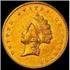 Image 1 : 1855 Gold $1 Indian Princess Head Type 2  UNCIRCULATED