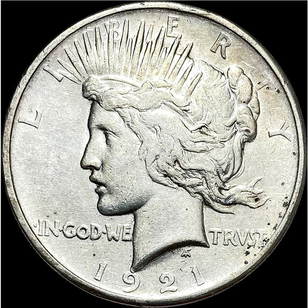 1921 Silver Peace Dollar CLOSELY UNCIRCULATED