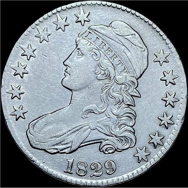 1829 Capped Bust Half Dollar CHOICE AU