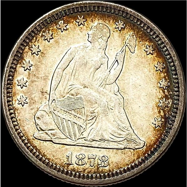 1878 Seated Liberty Quarter CLOSELY  UNCIRCULATED