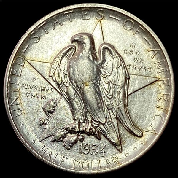 1934 Silver Texas Half Dollar CHOICE BU