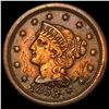 Image 1 : 1853 Braided Hair Large Cent CLOSELY  UNCIRCULATED