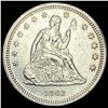 Image 1 : 1862 Seated Liberty Silver Quarter  UNCIRCULATED