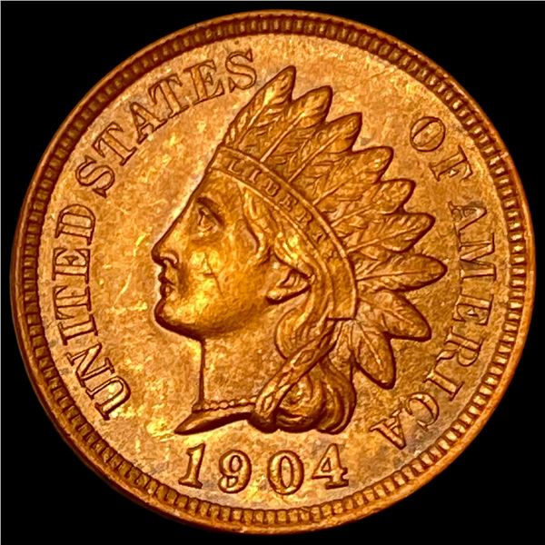 1904 Red Indian Head Cent CHOICE BU