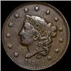 Image 1 : 1836 Coronet Head Large Cent LIGHTLY  CIRCULATED