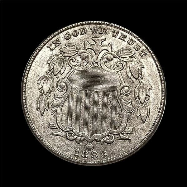 1883 Shield Nickel NEARLY UNCIRCULATED