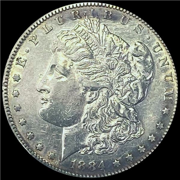 1884-S Morgan Silver Dollar CHOICE AU