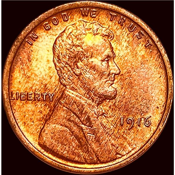 1916 Red Lincoln Wheat Cent UNCIRCULATED
