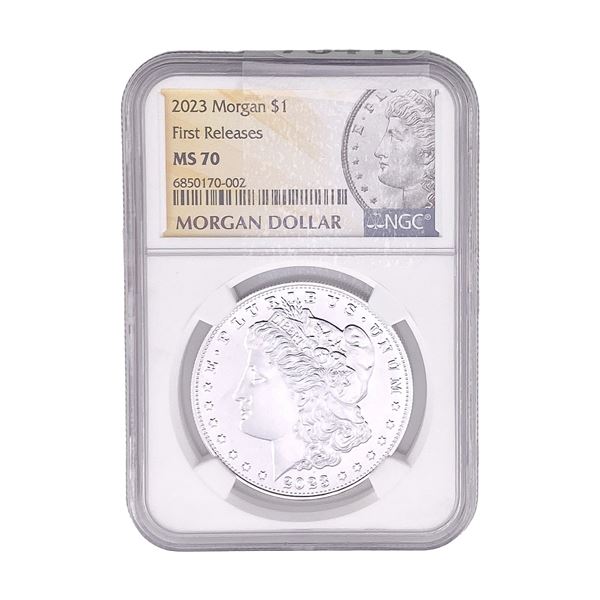 2023 Morgan Silver Dollar NGC MS70 First Releases
