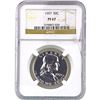 Image 1 : 1957 Franklin Half Dollar NGC PF67