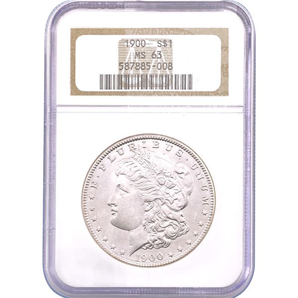 1900 Morgan Silver Dollar NGC MS63