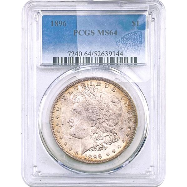 1896 Morgan Silver Dollar PCGS MS64