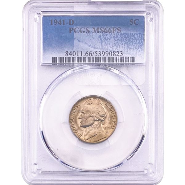 1941-D Jefferson Nickel PCGS MS66 FS