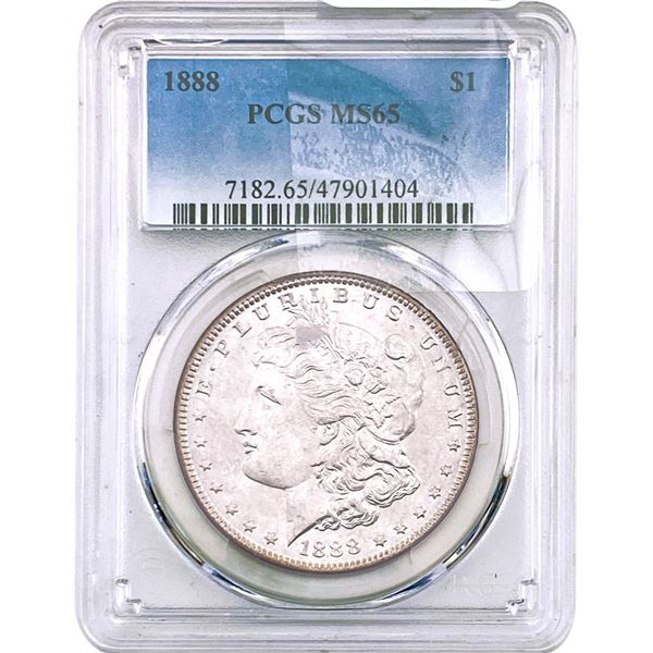 1888 Morgan Silver Dollar PCGS MS65