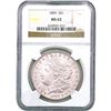 Image 1 : 1889 Morgan Silver Dollar NGC MS63