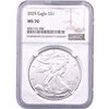 Image 1 : 2025 Silver Eagle NGC MS70