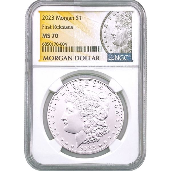 2023 Morgan Silver Dollar NGC MS70 First Releases
