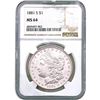 Image 1 : 1881-S Morgan Silver Dollar NGC MS64