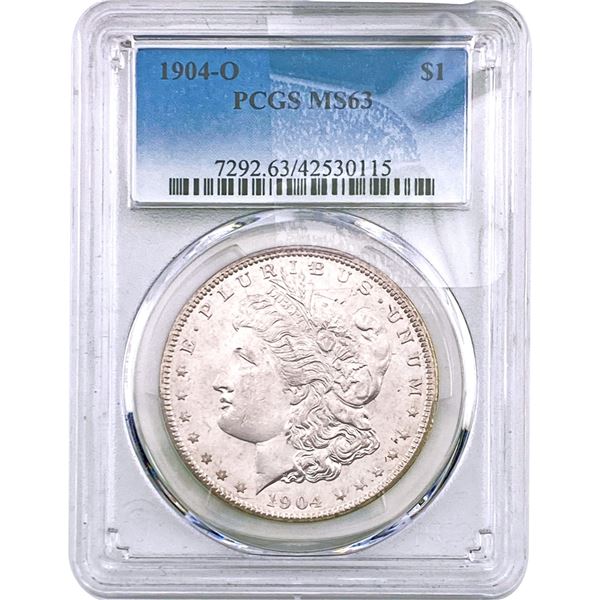 1904-O Morgan Silver Dollar PCGS MS63