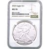 Image 1 : 2025 Silver Eagle NGC MS70