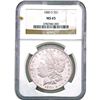 Image 1 : 1880-S Morgan Silver Dollar NGC MS65