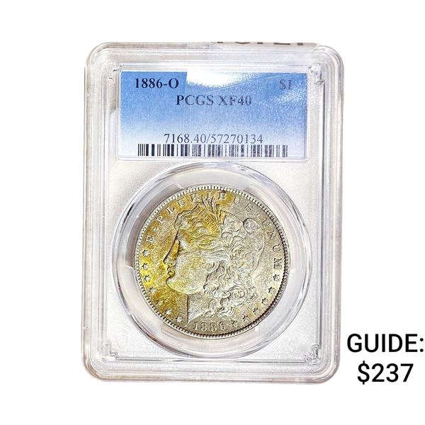 1886-O Morgan Silver Dollar PCGS XF40