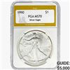 Image 1 : 1990 American Silver Eagle PGA MS70