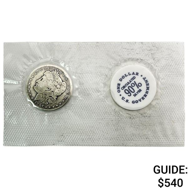 1897-O Morgan Silver Dollar