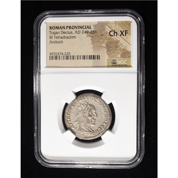 AD 249-251 TRAJAN DECIUS  NGC CH XF