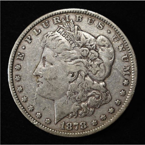 1878 7/8TF MORGAN DOLLAR XF