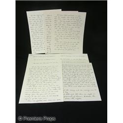 The Book of Eli Handwritten Bible Pages Movie Props