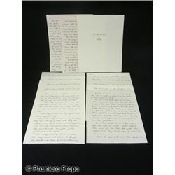 The Book of Eli Handwritten Bible Pages Movie Props