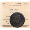 Image 2 : BL-31, Co360NS, JB Warehouse 1/2 Penny Token - Warehouse ICCS F-15 deisgnated with corrosion.