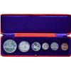 Image 1 : 1947 "Maple Leaf" Specimen Set.  Includes 1¢ - Dollar with the rare 1947 50¢ "ML CR variety".  Wow! 