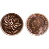 Image 9 : 1947 "Maple Leaf" Specimen Set.  Includes 1¢ - Dollar with the rare 1947 50¢ "ML CR variety".  Wow! 