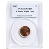 Image 2 : 1947 1¢ PCGS Superb Gem Specimen-65RD. Full red example with great reflective surfaces.  A similar e
