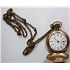 Image 1 : Watch; Pocket watch - "Waltham" Model 1896 Gold, Size O, 25 year Keystone Case, 14Kt.  Nicely engrav